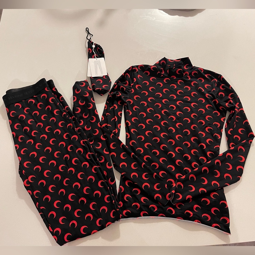 Marine Serre Second Skin Set Small top Medium Bottom